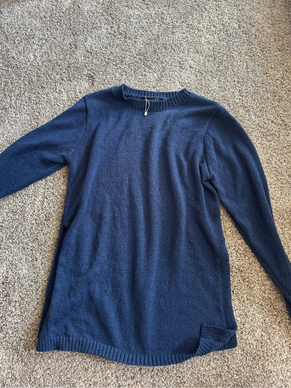 Classic Navy Crewneck Sweater